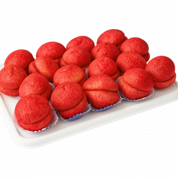 Gebäck "Persik" mit gezuckerter Kondensmilch